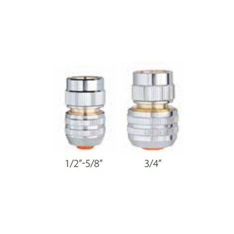 Conector automático con 6 esferas METAL-JET + CLABER Medidas: 3/4”