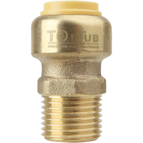Conector automático Toutub Unión Macho 20x27  3/4   Ø16 mm - Boutté