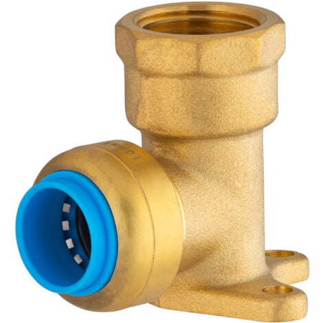 Conector automático universal de codo de aplicación TOUT PUSH Ø16 hembra 1/2