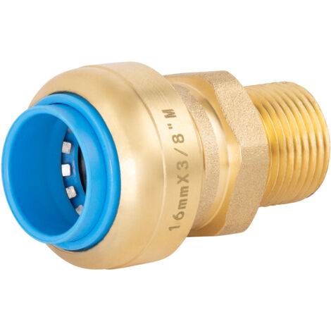 Conector automático universal TOUT PUSH Ø16 M3/8