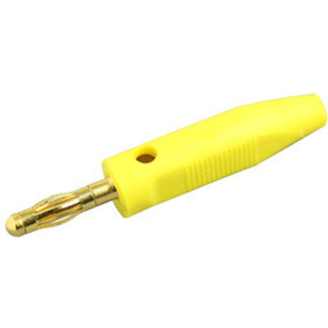 Conector Banana Ø4 mm Color Amarillo Electro Dh  09.024/AM 8430552060979