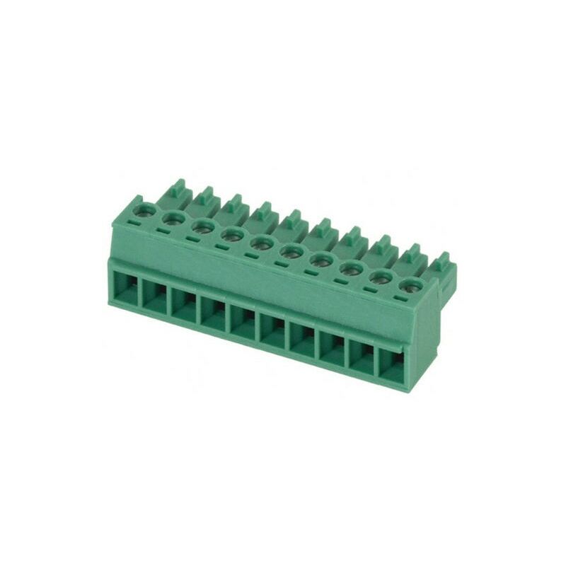 

Phoenix Contact - Conector bloque de terminales al carro 3,81 paso hembra 10 vías Verde
