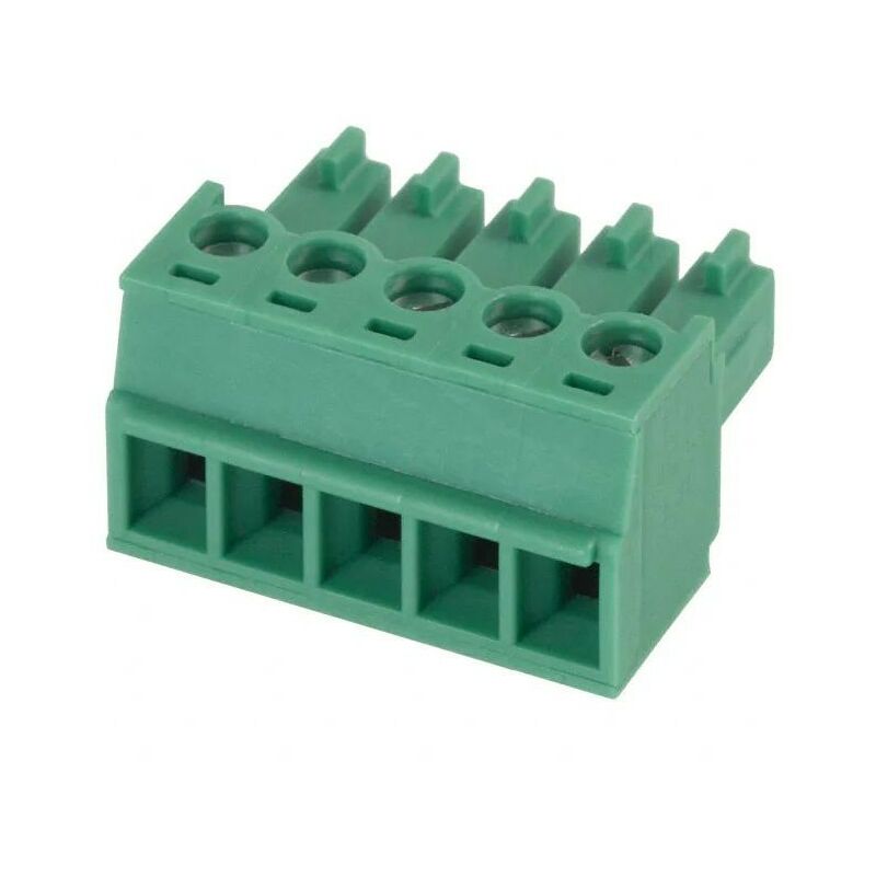 

Conector bloque de terminales al carro 3,81 paso hembra 5 vías Verde
