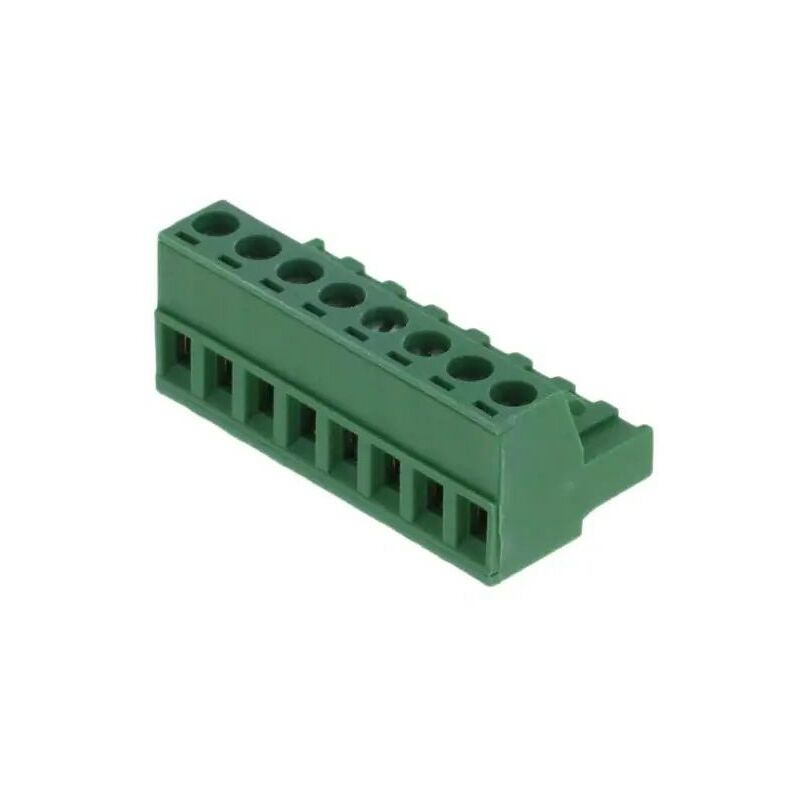 

Conector bloque de terminales al carro 5,00 paso hembra 8 vías Verde