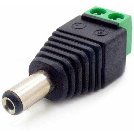 MM_UNVERIFIED_BRAND Conector Borne de conexión MACHO alimentacion tira led 12v DC