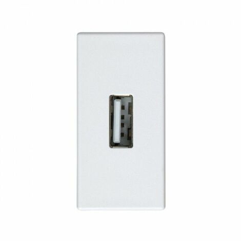 Conector con tapa para usb a hembra módulo estrecho SIMON 2701090-030