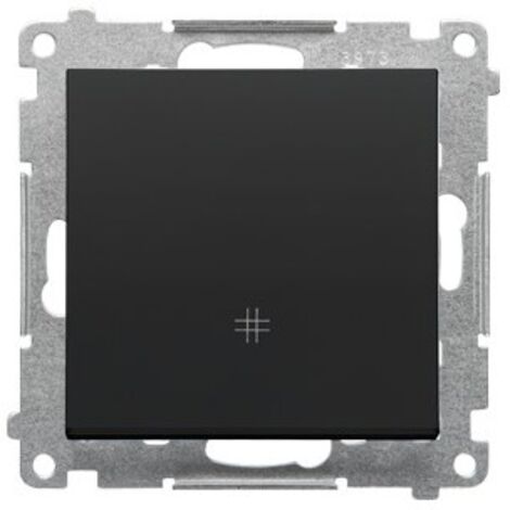 Conector cruzado (módulo) 10 AX, 250 V, conectores rápidos: Negro mate, SIMON55