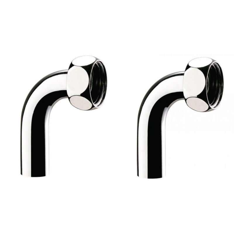 

Watts - Conector de 2 piezas, codo cromado 15x21/14 (Pareja)