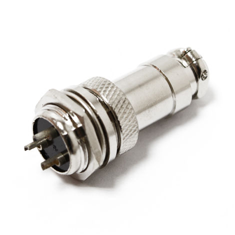 Conector de acoplamiento de soldador de 3 clavijas
