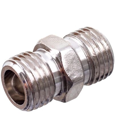 CONECTOR DE AIRE DE BOQUILLA NEUMÁTICA DE 1/4 PULGADA CROMADO