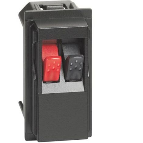 Conector de altavoz Bticino Living Now, home cinema negro KG4294