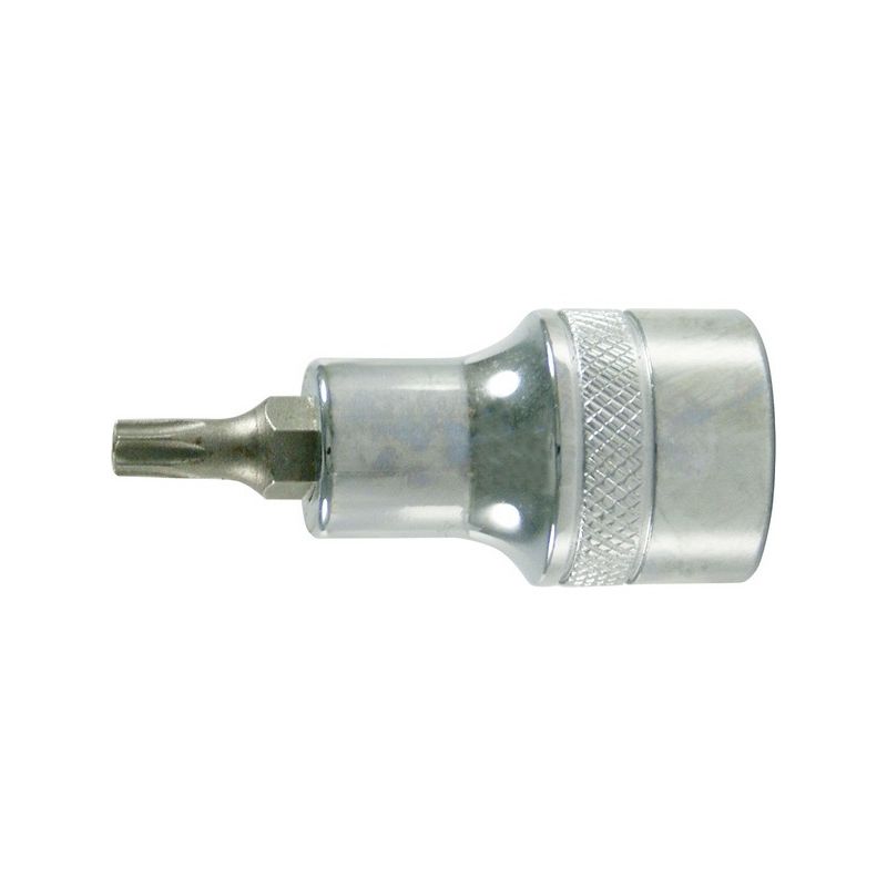 

Conector de artornillado 1/2'' para Tornillo TORX® femenino, pulido, tamaño : T 30, Largo 52 mm, para Tornillo M6-M7