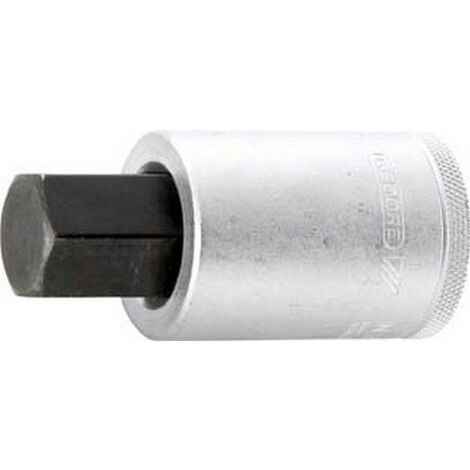 Conector de artornillado 3/4'' para Tornillo femenino - hexagonal, lado e/planos : 19 mm, Largo 80 mm