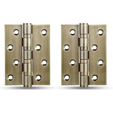 Conector de bisagra de acero inoxidable para puerta de armario con bisagra de 4 piezas, bisagra de ventana con bisagra, tornillo
