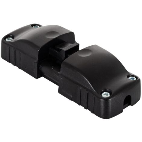 Conector de Cable Conexión Macho Hembra 3 Pines 0.5-2.5mm² Negro