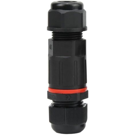 Conector de cable de 3 polos impermeable IP68 para cables de 8-12 mm de diámetro, caja de empalme, cable subterráneo exterior, caja de empalme, alumbrado público, funda de cable, caja de conexión - 1 