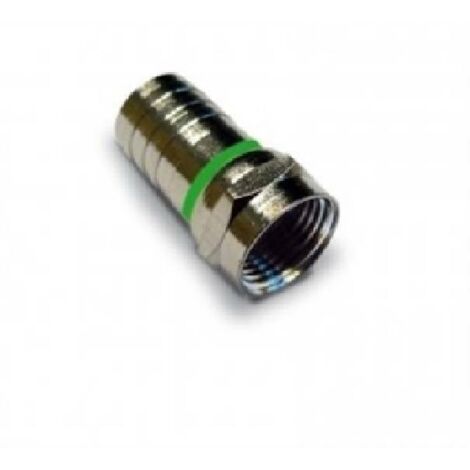 Conector de cable de televisión por satélite y terrestre Tornillo tipo F para cable de 6,0 mm 287190