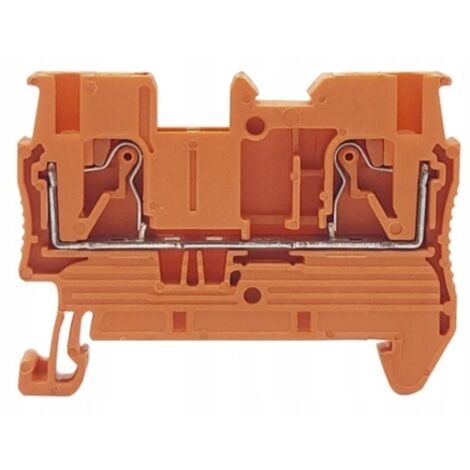 Conector de carril DIN rojo ZUG PT 2.5