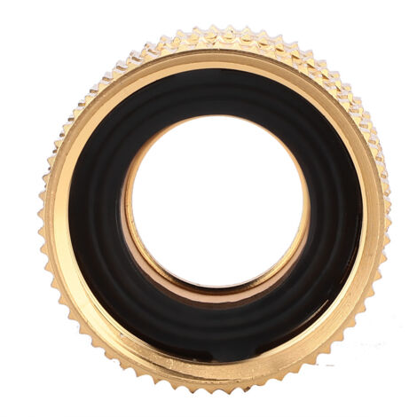 Conector de cobre de 3/4" para grifo de jardín con junta para adaptador de manguera de agua – conexión roscada para grifos de jardín