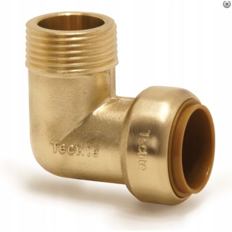 Conector de codo de presión clásico TECTITE 12 x 3/8 GZ