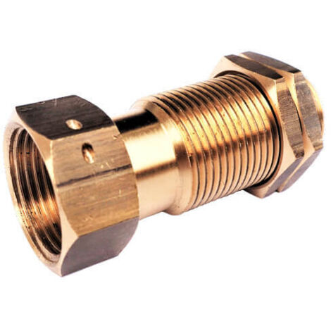 Conector de contador para pinza con 2 contratuercas ET - M 20x27 - largo 58mm