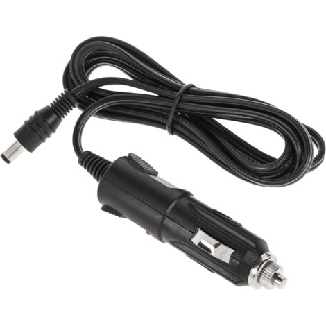 Conector de enchufe para encendedor de cigarrillos en cable CC 2.1/5.5 de 1,5 m