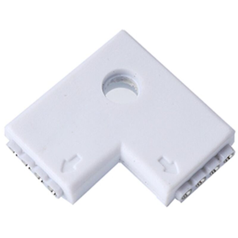 

Sysled - Conector de esquina de 90° con soldadura para cinta RGB 12V