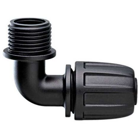 Conector de esquina de compresión con rosca Micro 91019 Claber