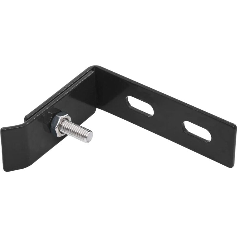 

vidaXL Conector de esquina para pared 10 sets gris antracita - Antracita