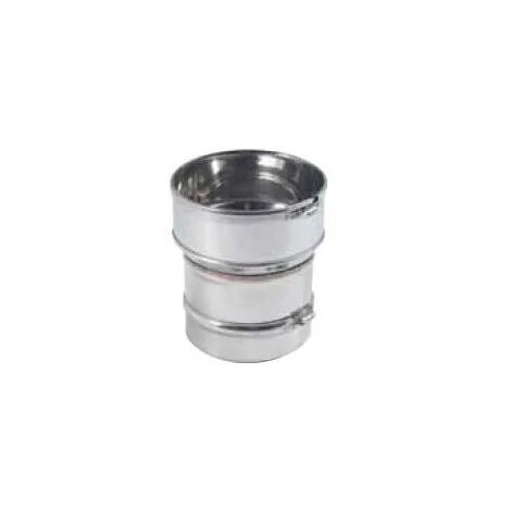 Conector de estufa de acero inoxidable para tubo flexible, D.125x180/186