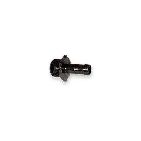 Conector de goteo de PVC ranurado M20x27/20