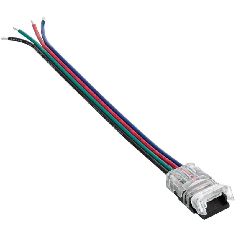 

Efectoled - Conector de Hipopótamo con Cable para Tira LED IP20 RGB. - RGB