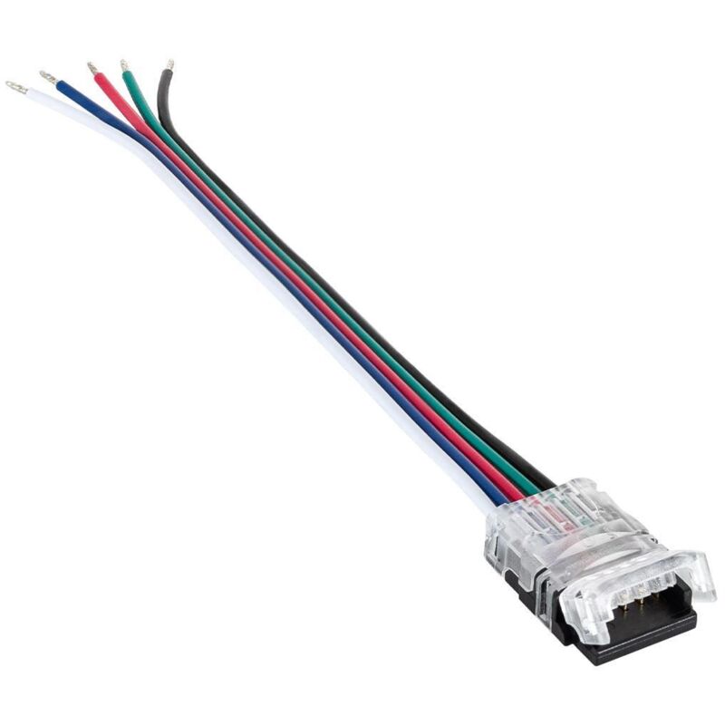 

Efectoled - Conector de Hipopótamo con Cable para Tira LED IP20 RGBW - RGBW