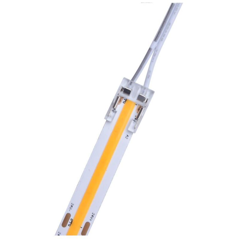 

Efectoled - Conector de Hipopótamo Mini con Cable para Tira LED COB de 8mm IP20 -