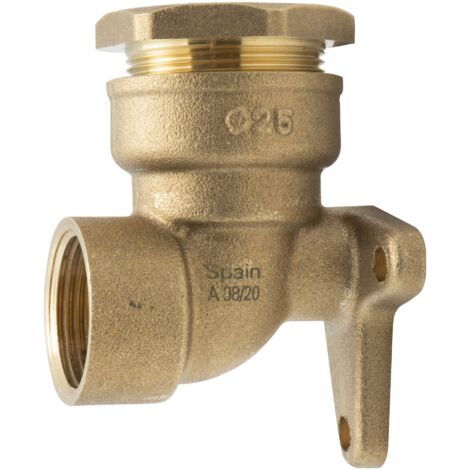 Conector de latón de pared 3/4 f d25 Plymouth