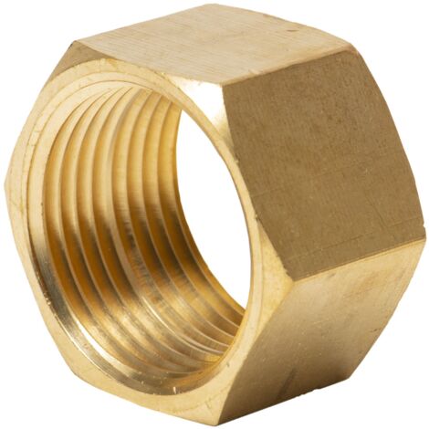 Conector de latón hembra - hembra 1"