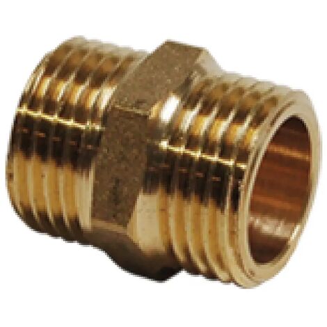 Conector de latón Idmar de 1 1/2" DN40 para fontanería