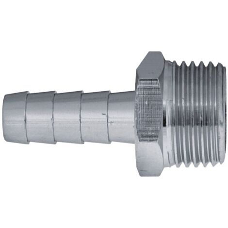 Conector de manguera con rosca externa de 1/2" x 10 mm