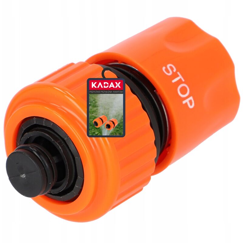 Conector de manguera de conexión rápida Kadax función de cierre de 3/4 pulgadas