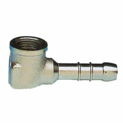 Conector de manguera en ángulo de gas 1/2" F