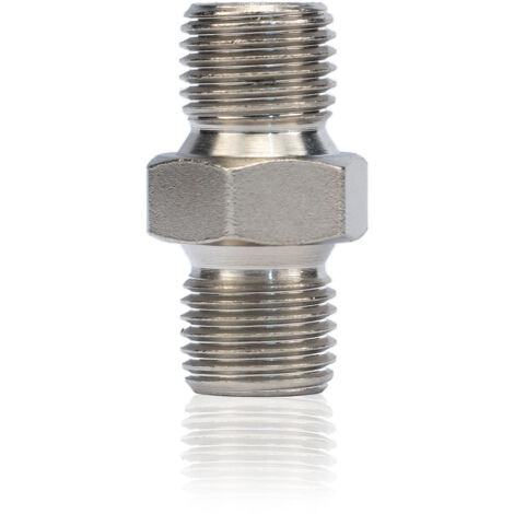 Conector de manguera para unidad de pintura GZ 1/4"" a GZ 1/4""