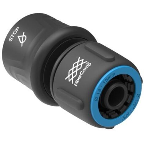 Conector de manguera Stop 1 / 2-5 / 8 (13-15 mm) FiberComp (paquete de 8)