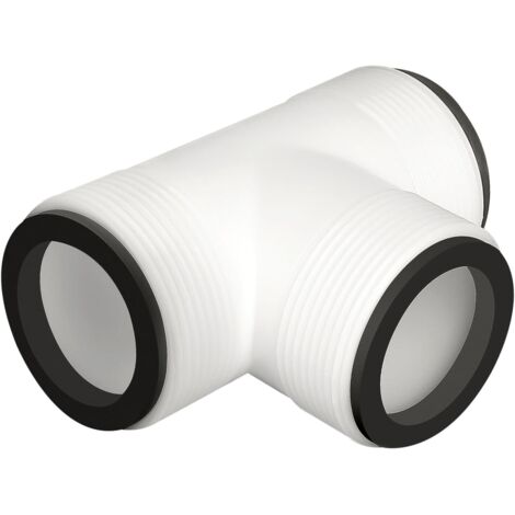 Conector de piscina de 3 vías y 38 mm, 2 piezas, adaptador de manguera de piscina dividida de 1,5", conector de extensión de manguera de repuesto para piscinas elevadas, compatible con bombas Intex y 