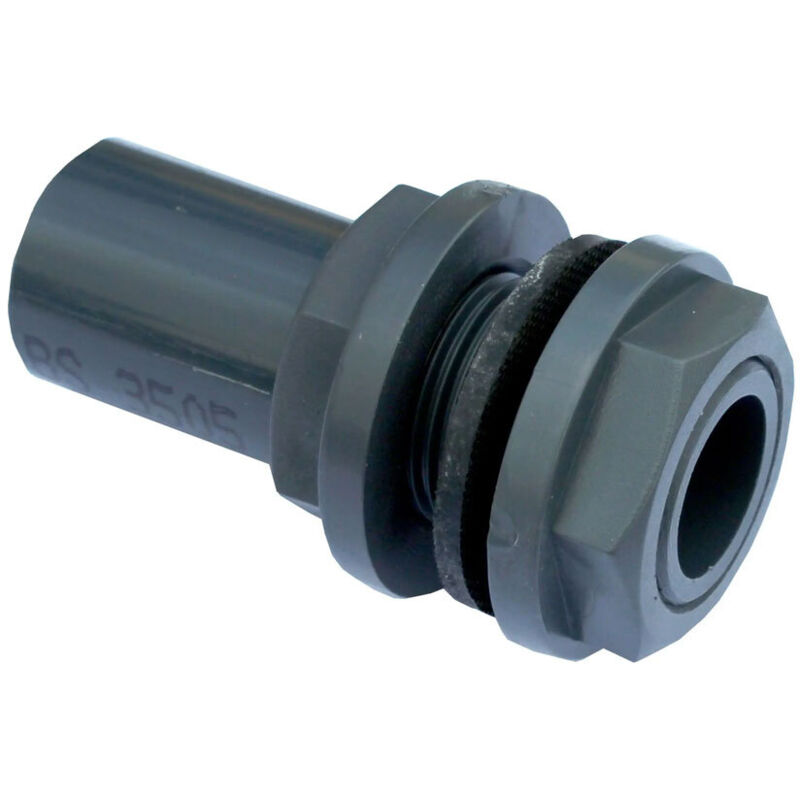 

Conector de polietileno roscado para unir suelos de retencion