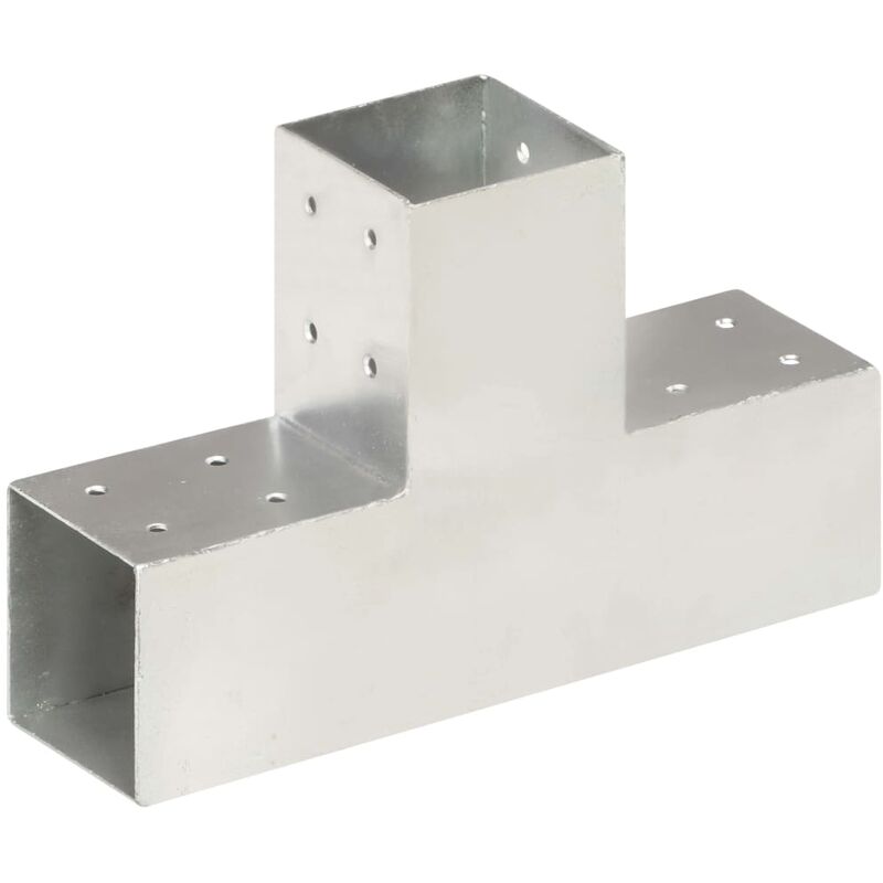 

Conector de postes en forma de T metal galvanizado 81x81 mm