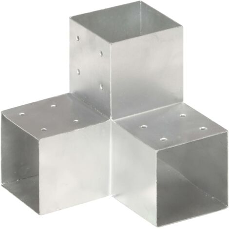 Conector de postes en forma de Y metal galvanizado 101x101 mm