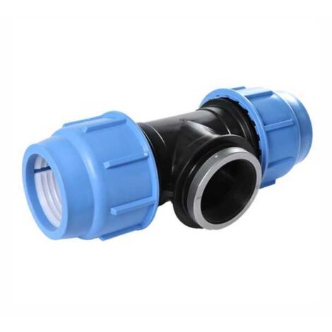 Conector de presión de polipropileno T de 3/4" mm 25