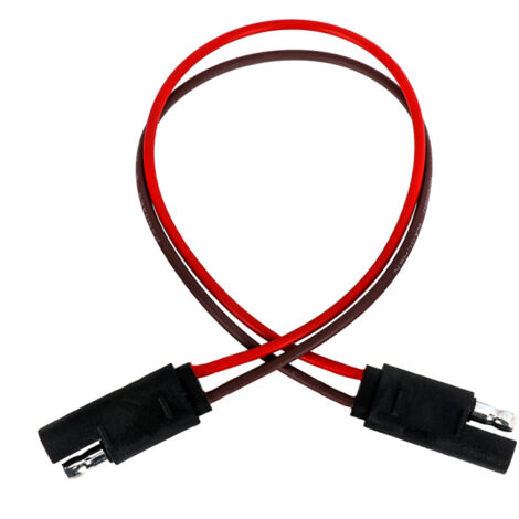 Conector de remolque de 2 pines, arnés de cableado para luces de remolque, cable de extensión con enchufe plano, conector 182AWG