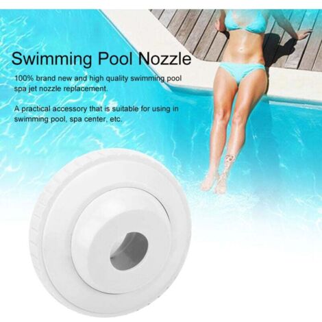Conector de retorno de agua para piscina - Rosca blanca de 1,5" - Accesorio reemplazable para boquilla de salida de agua
