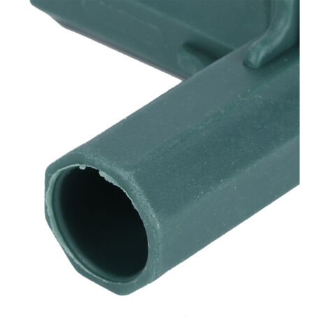 Conector de soporte para plantas de 3 puntas – 8 piezas de plástico para estructuras de jardín e invernaderos.